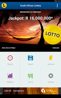 SA Lotto & Powerball Results android App screenshot 0