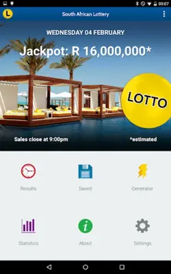 SA Lotto & Powerball Results android App screenshot 1